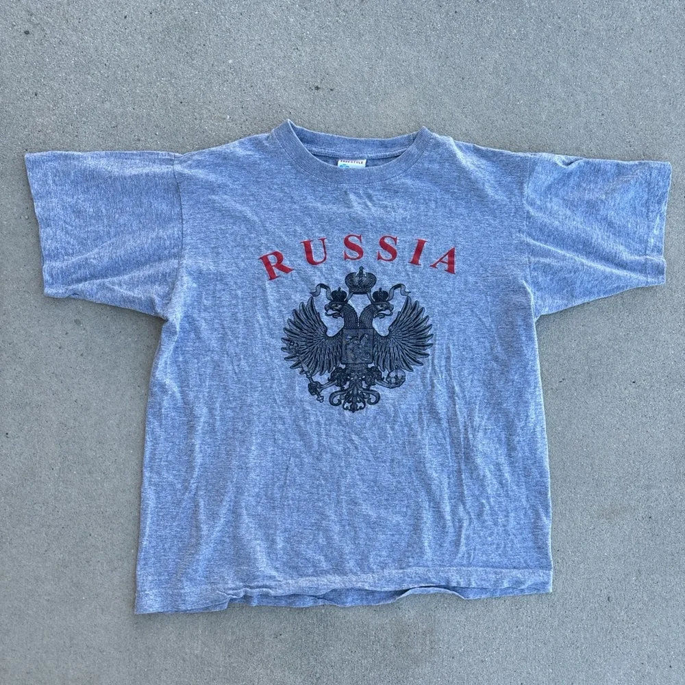 Vintage RUSSIA Tee - Picture 1 of 4